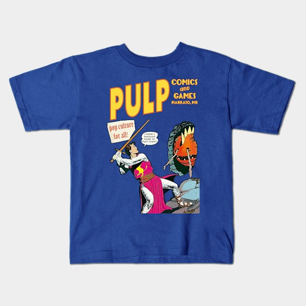 Pulp Knight Kids T-Shirt by PULP Comics and Games